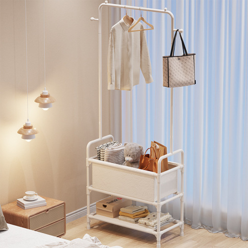 Simple clothes drying rack floor-standing home indoor clothes rack clothing multi-layer storage rack rental coat rack