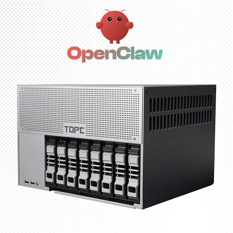 Ultra9-285H 11-Bay Nas Ai Dual 10g Thunderbolt Storage for Office and Home Use with Ai Services