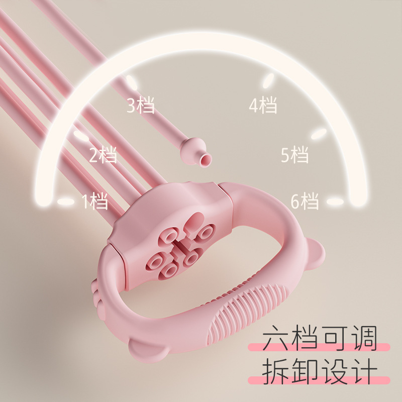 肩が開くような美しい背中を作るための、6段階調節可能な8の字型レジスタンスバンド。ヨガのレジスタンスバンドで背中を鍛え、フィットネスのレジスタンスを調節できます。|undefined
