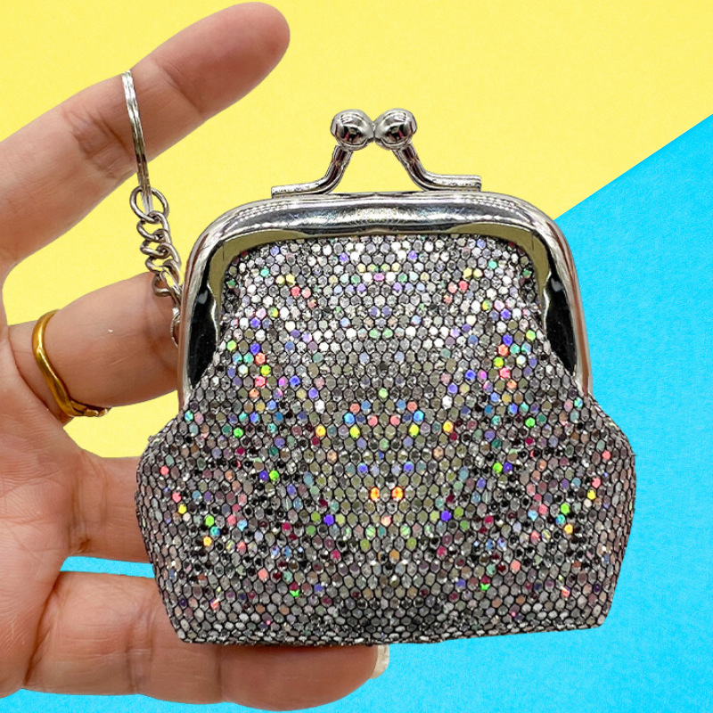 Ladies Change Coin Data Cable Cosmetic Storage Keychain Lillets Travel Bag Bags