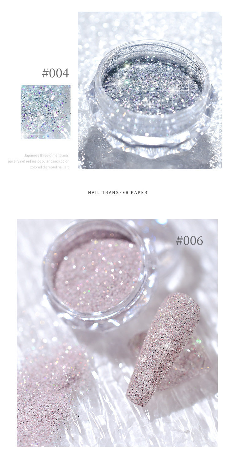 Nail Art Crystal Crushed Diamond Powder, Trendy New Product, Sparkling Mixed Micro Diamonds, Glitter Nail Sequins, Diamond Decorations