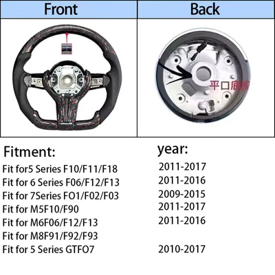 BMW F30, F10, F31, Steering wheel - flat-mouth