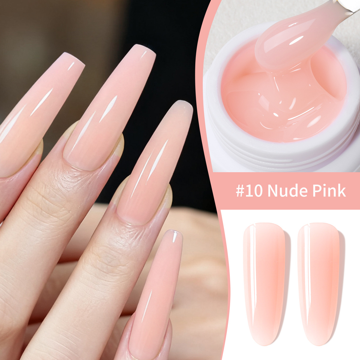 Pegamento de extensión de uñas de cristal pegamento de fototerapia UV rápido de uñas sin papel de uñas titular de uñas extensión rápida salón de uñas especial