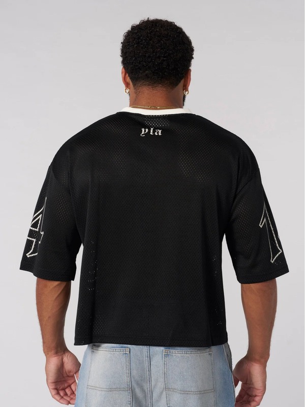 YOUNGLAアメリカン潮牌超大型tシャツ男性運動フィットネス速乾通気性大メッシュプリント半袖上着|undefined