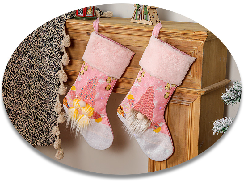Christmas Doll Nonwoven Party Christmas Socks display picture 2