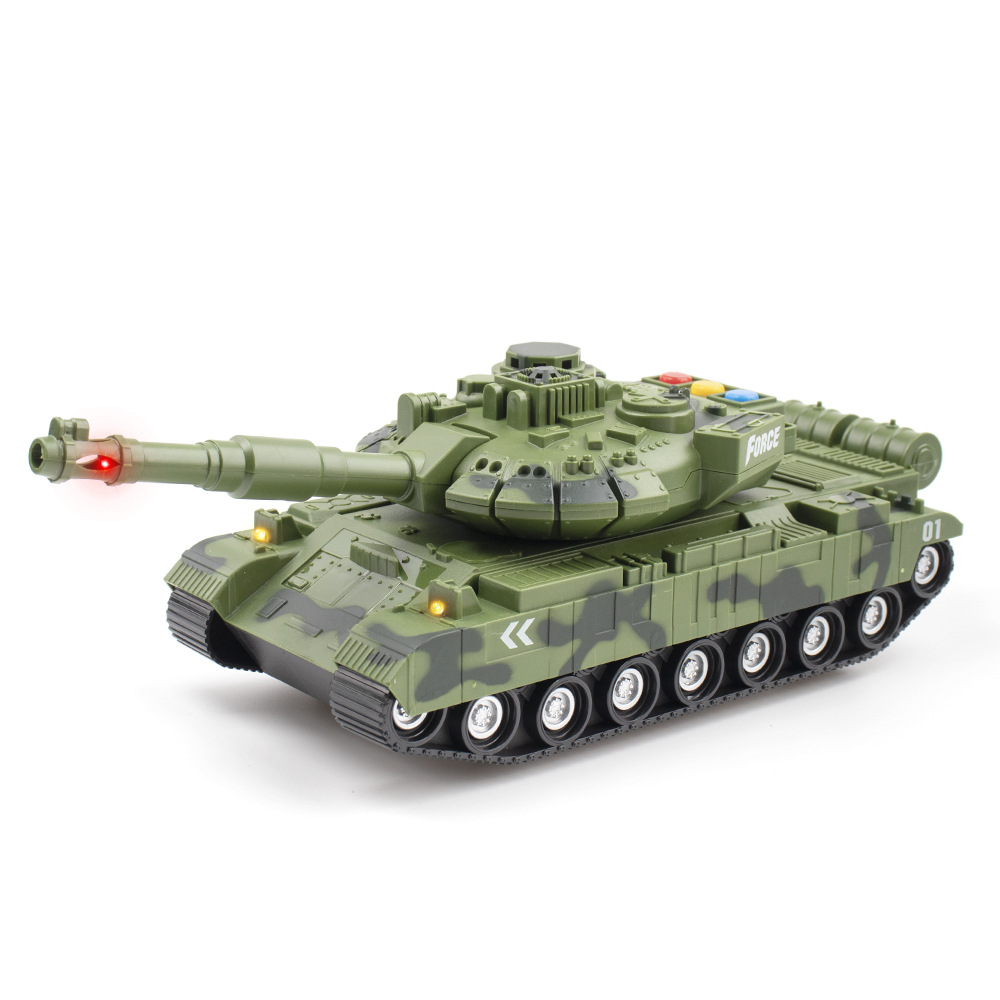 (Boxed)Simulated1:16 Pioneer Tank Full Plastic Inertial Military Model Educational Early Education Children's Toy