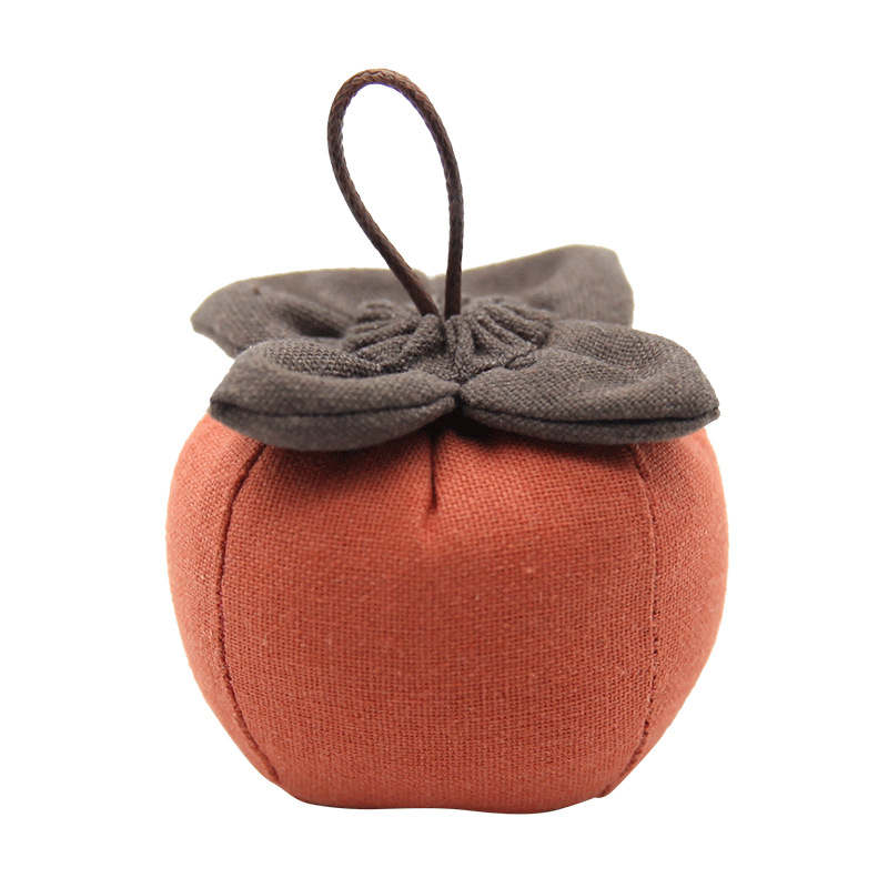 Patchwork hecho a mano DIY bordado material paquete Lu bordado novato caqui colgante niños regalo caqui bolsita