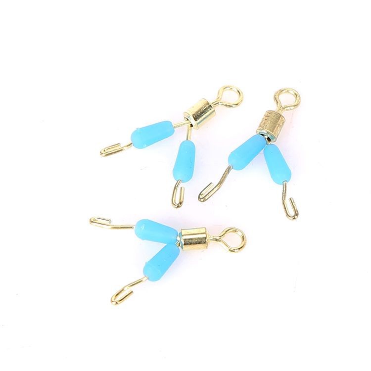 Divisor de gancho rápido horquilla abrazadera ocho anillo conector tres horquilla abrazadera accesorios de artes de pesca