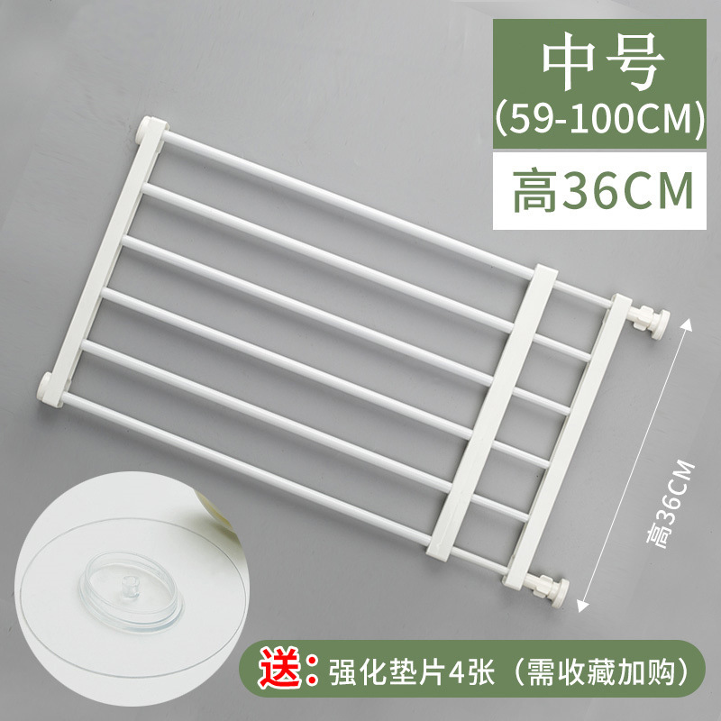 免打孔宠物栏杆隔离门栏伸缩防挡猫狗狗围栏栅栏室内护栏狗门凌之|undefined