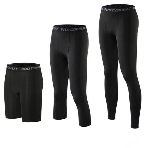 Sports tight five-seven split training running quick-dry leggings high elasticity compression sports basketball tight pants