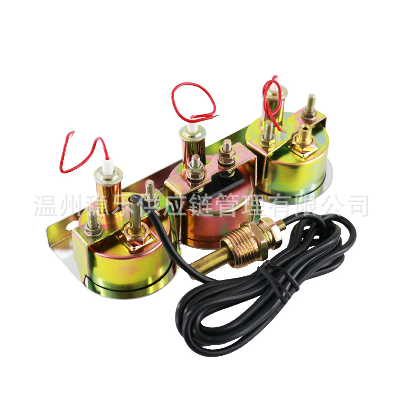 52mm Combination Triple Meter 2inch Universal Mechanical Hydraulic Current Water Temperature Combination Instrument Stable Instrument