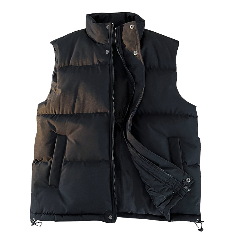 Comercio exterior otoño invierno chaleco de algodón hombre espeso vestido de algodón hombro de hombre joven abrazadera de caballo de algodón chaqueta pareja ropa de algodón de moda transfronteriza