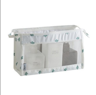 Nuevo puesto neto rojo multifuncional portátil de tela de malla de gran capacidad de viaje de almacenamiento de maquillaje bolsa de lavado