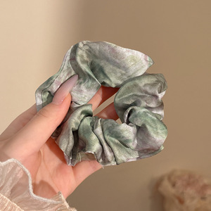 Anillo de cabello perezoso coreano cuerda de cabeza intestino grande niñas de alto nivel de la sensación de cabello de alta elasticidad correa de cabello de cabello super grande