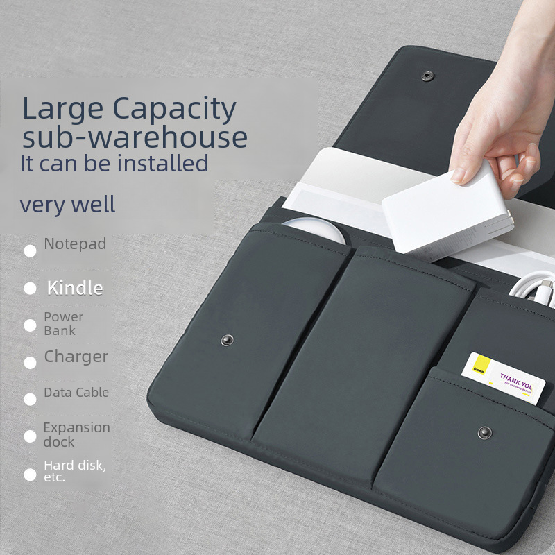 화웨이 레노버 애플 노트북 가방 맥북 컴퓨터 가방에 적합한 재고 울트라 라이트 노트북 슬리퍼