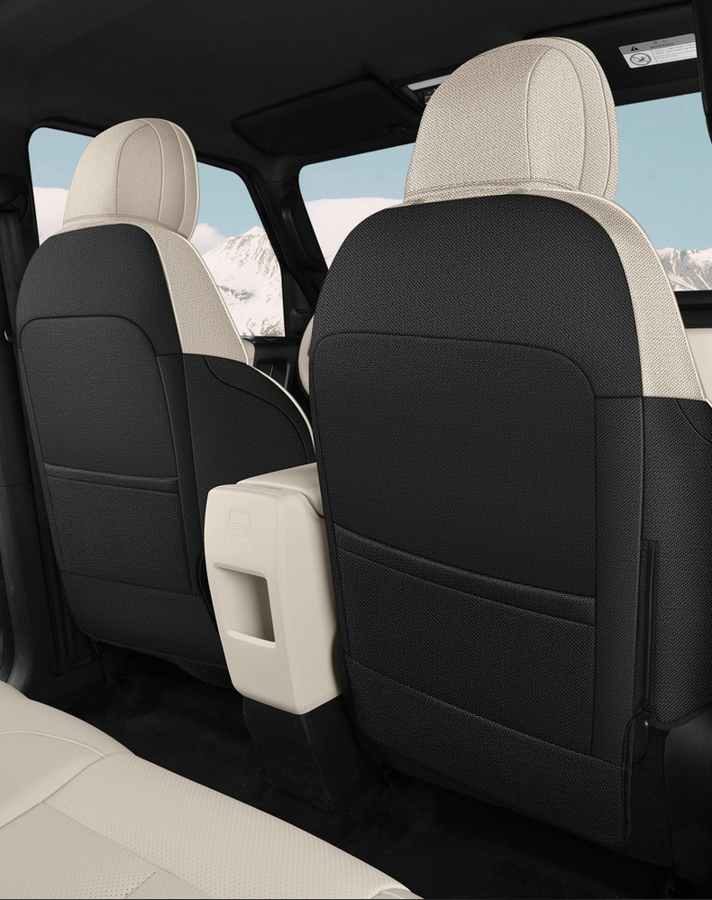 Chery Icarv23/Car Seat Cushion, Universal for All Seasons, Cotton and Linen Full Surround Seat Cover, Fabric Breathable Seat Cushion, Car Cushion