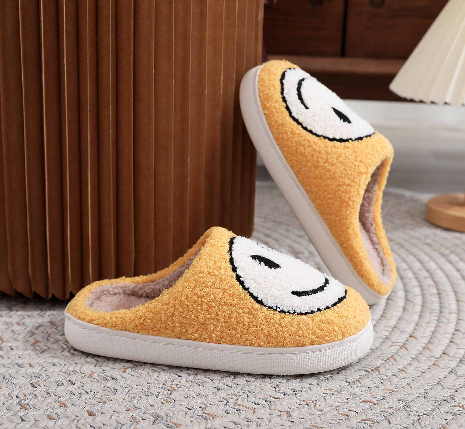 Unisex Casual Cartoon Round Toe Cotton Slippers display picture 2