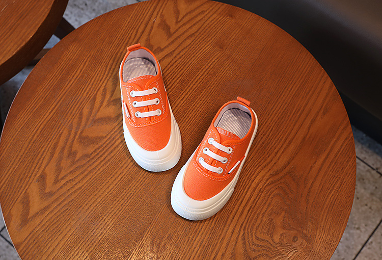 Children's Canvas Sneakers With Leopard Print For Girls_voghion.com