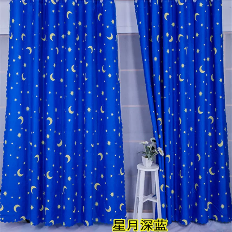 Дешевая аренда bay short, короткая занавесь половина шторы маленькая занавесь ткань спальня общежитие полузатенение готовый wholesale
