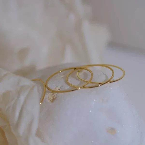 0.5mm super thin non-fading cold style ring female simple exquisite personality advanced tail ring joint ring index finger ring