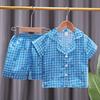 Summer pijama for boys for leisure, with short sleeve, Korean style