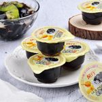 果冻龟苓膏果冻休闲零食龟苓膏风味整箱零食收纳桶跨境货源厂批发