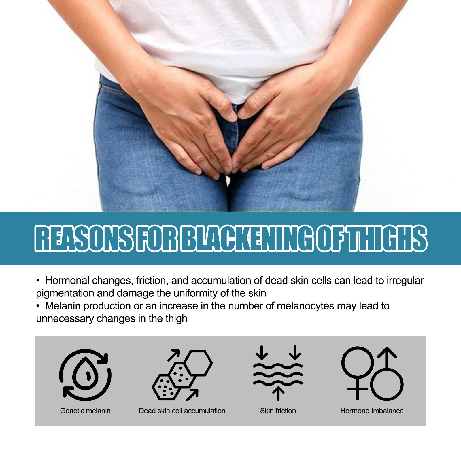 Stickul de albire corporală West&Month ameliorează întunecarea pielii de la subraț, articulațiile, luminează pielea, hidratează și..._voghion.com