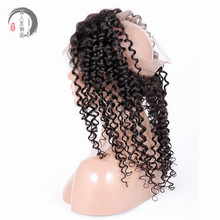 360 lace frontal body wave Human hair 360透明蕾丝前头