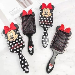 新款波點大板米奇梳子兒童卡通塑料氣囊梳氣墊按摩梳子廠家