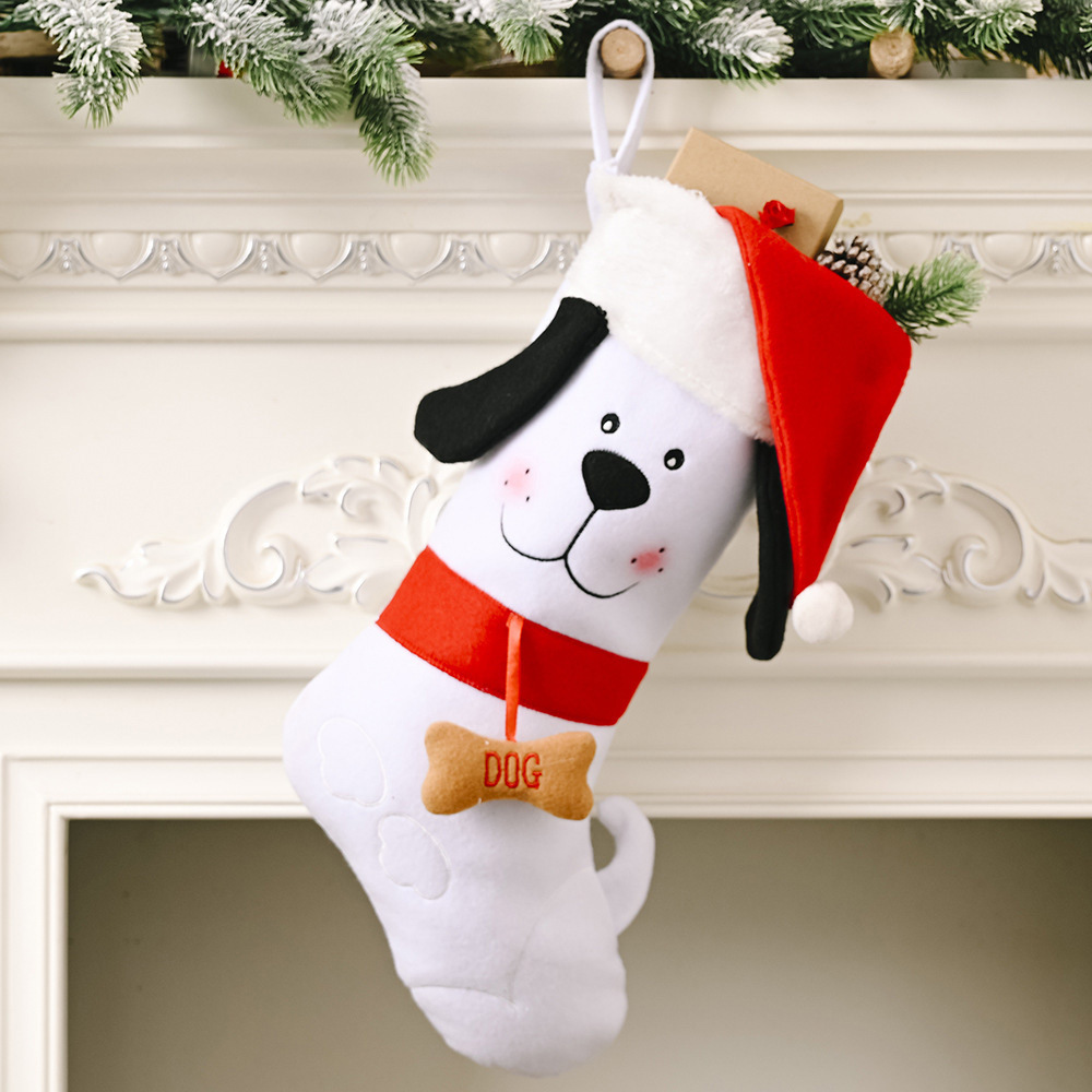 Christmas Dog Cloth Party Christmas Socks display picture 5