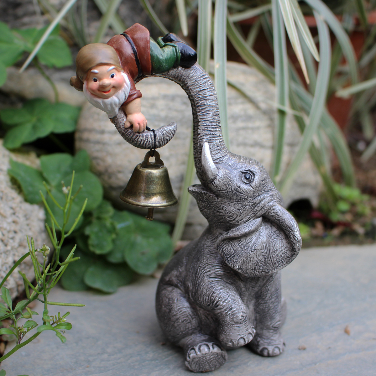  elephant hanging dwarf statue resin home decoration crafts home decoration ornaments  lot