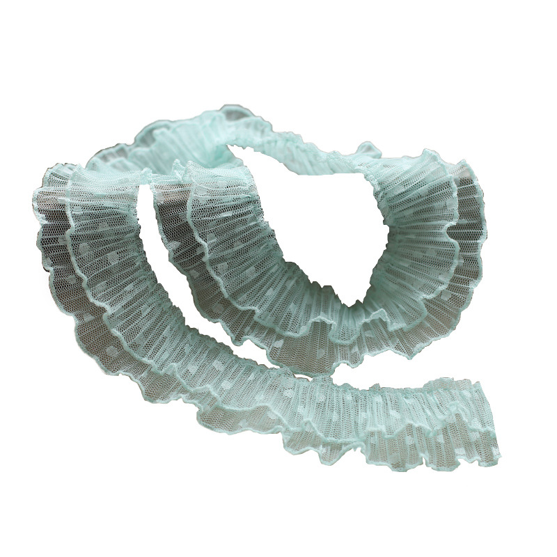 Accesorios de oreja de madera de doble capa color de encaje al por mayor accesorios de encaje de muñeca Lolita Nuevo