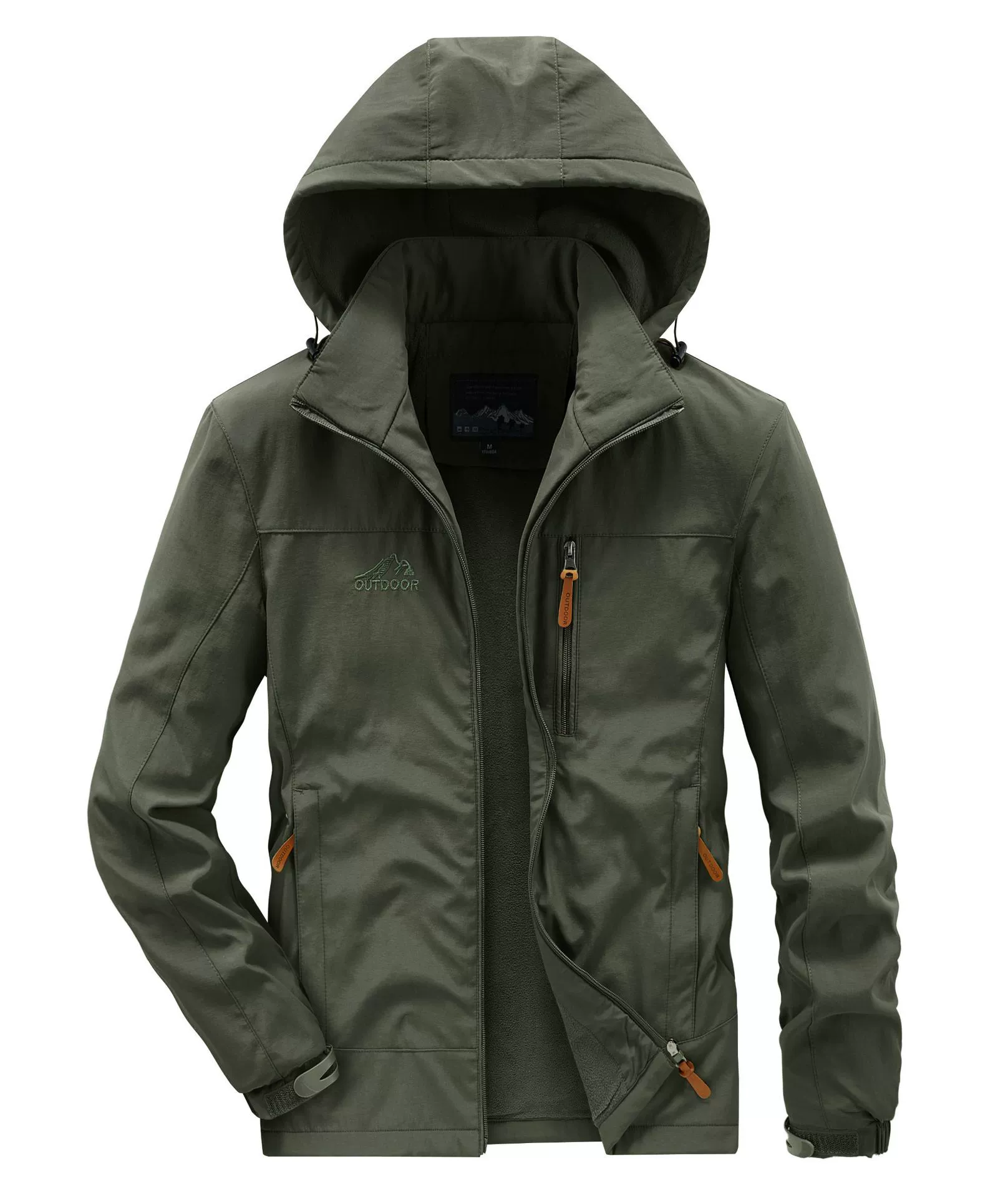 2022 осень-зима на открытом воздухе новая мужская куртка на флисовой подкладке, пальто, Повседневная Съемная шапка, куртка с капюшоном, Топ