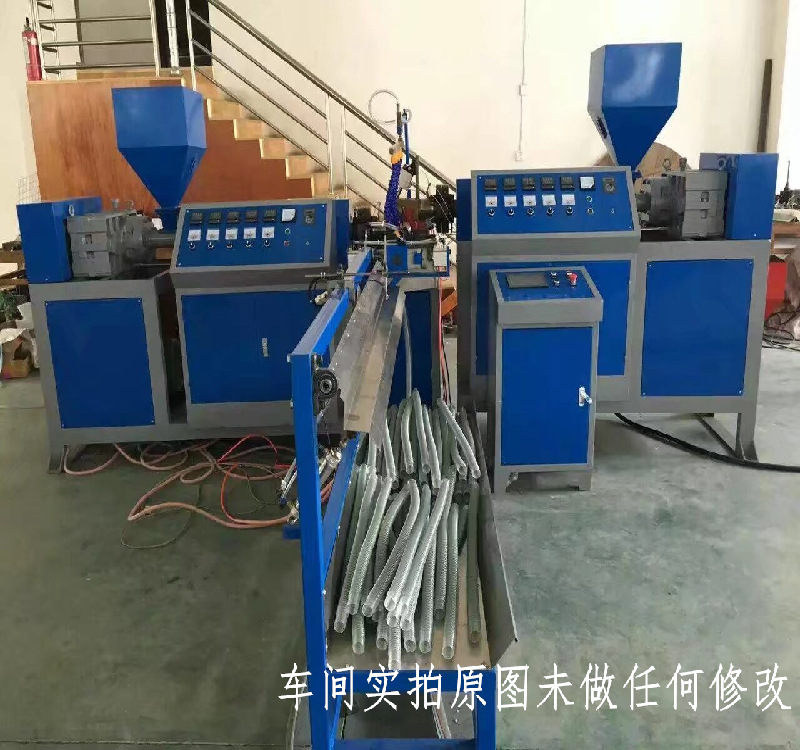 PVC抽油烟机塑筋软管挤出机 pvcputpu透明塑料软管挤出机