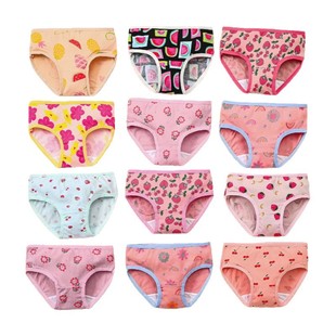 Manufacturer Children's Underwear Wholesale Outerwear Girls' Briefs Multi-Combus Girls' Cotton Breathable Children's Underwear
