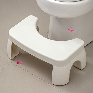 Thickened Toilet Stool Footstool Squatting Toilet Stool Toilet Sitting Stool Bathroom Foot Pedal for Defecation