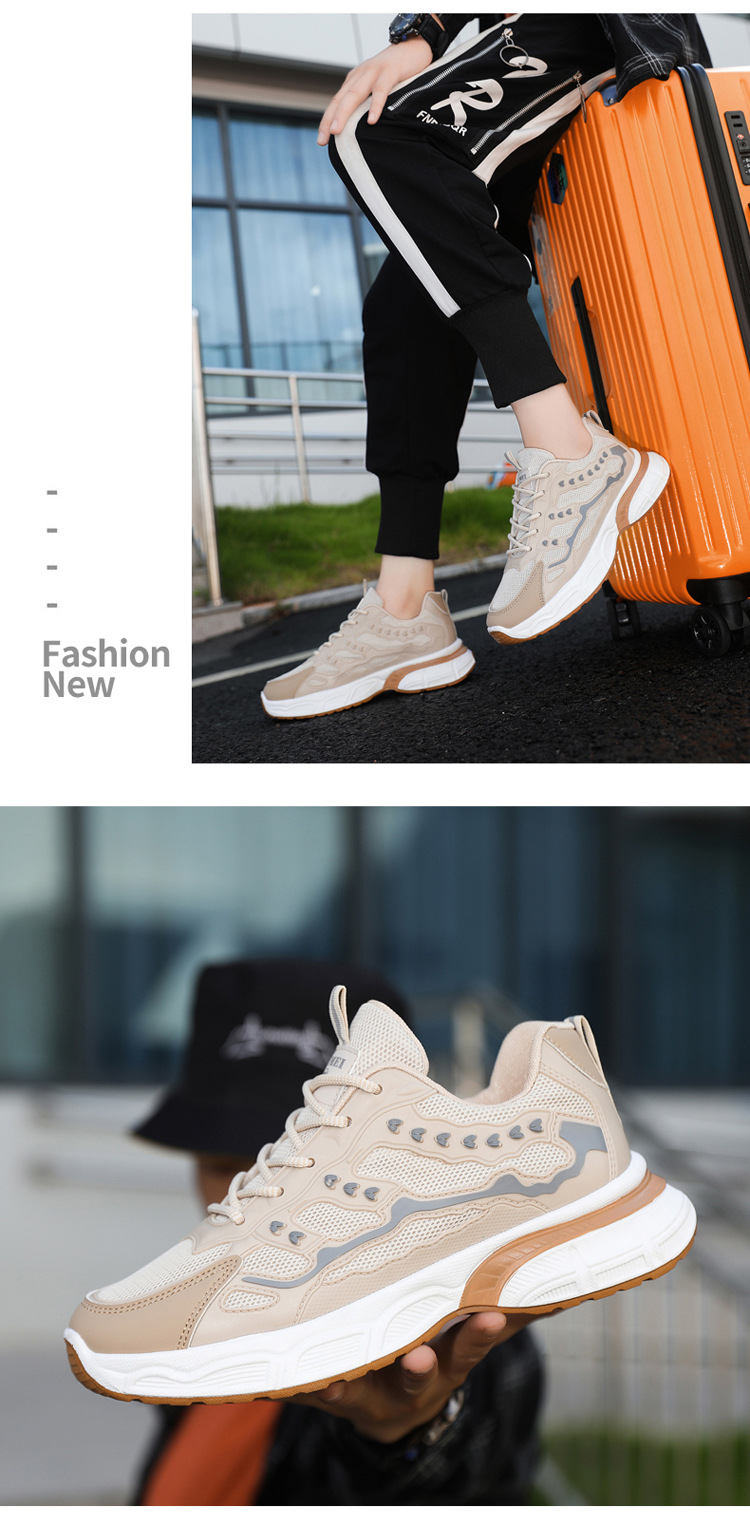 Shoes Men's Fashion Shoes 2023 Low Top Sports and Casual Shoes INS Network Red Men's Versatile Thick Sole Sports Small_voghion.com
