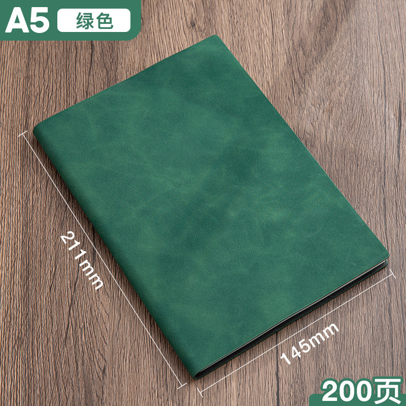 笔记本定制高颜值学生记录本简约上班商务会议办公加厚a5记事本|undefined