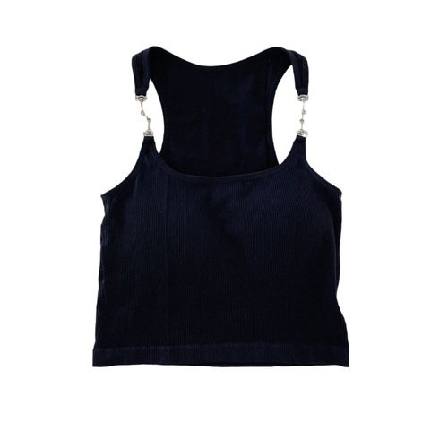 Women's Summer Sleeveless Short Black Tank Top Bodysuit for Trendy Fashion and Slim Fit, Perfect for Fashionistas and Unique Design