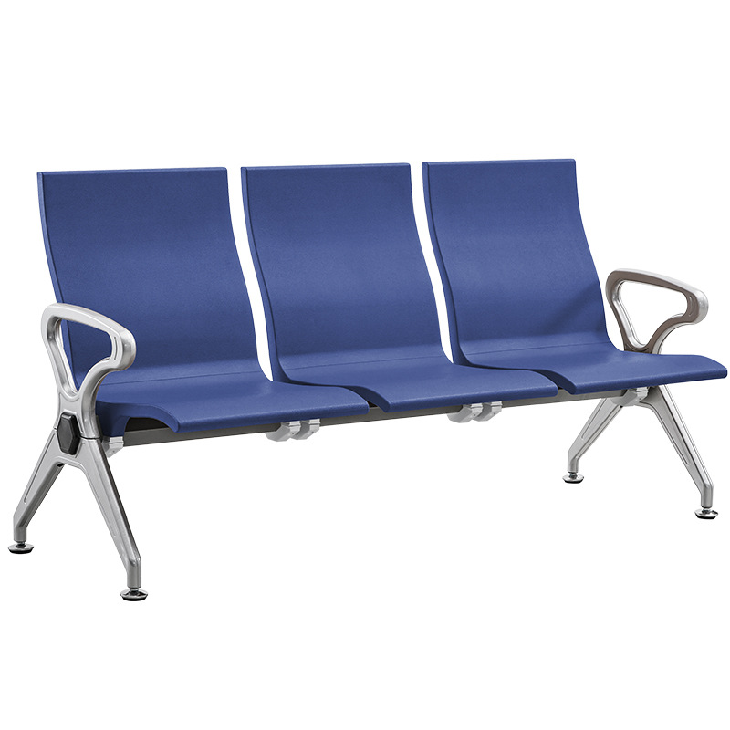 Nueva Silla de fila pública de tres asientos de cuatro asientos Silla de fila Banco Silla de aeropuerto sala de espera de hospital sala de espera