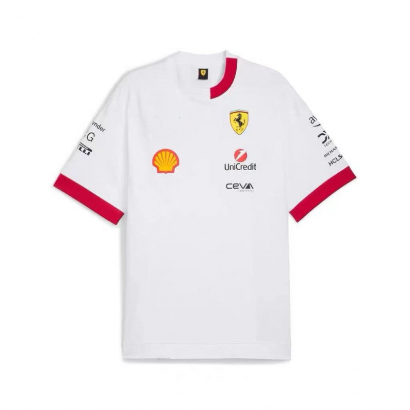 25-26 Aston Martin Ferrari Red Bull McLaren Mercedes trajes de carreras deportivos de manga corta ropa casual