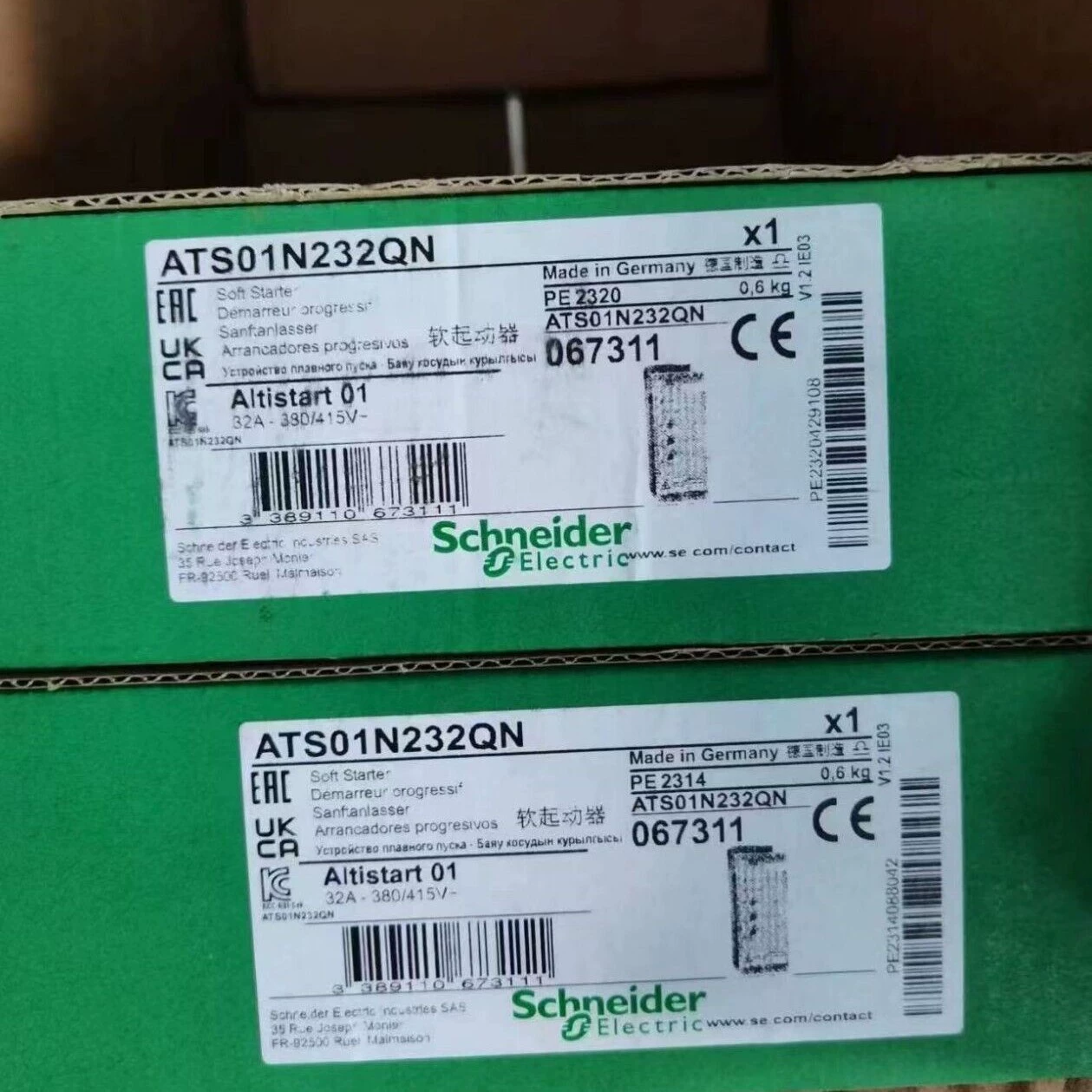 Абсолютно новый оригинальный мягкий пускатель ATS01N206QN ATS01N212QN