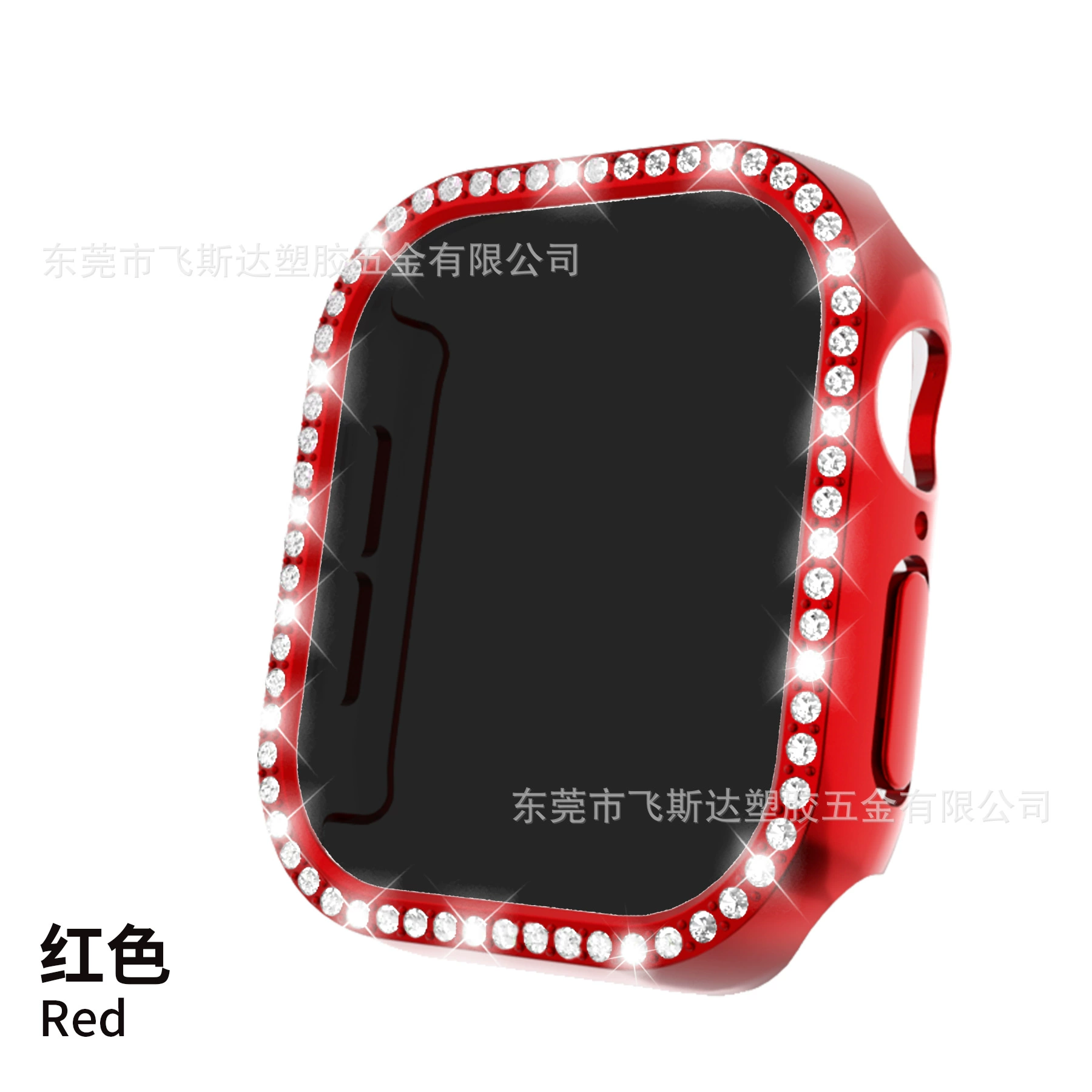 Подходит для Apple Watch 10 поколения, одностороннее бриллиантовое гальваническое покрытие, антибликовый, цельный защитный корпус с плёнкой