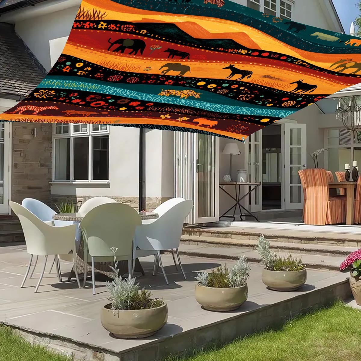 Cross-border camping sunshade tent - camping tarpaulin picnic ground cover. Portable outdoor camping tent