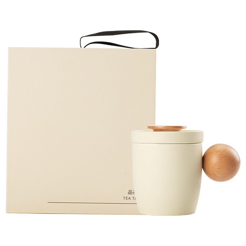 お茶分離カップ実用ギフト陶磁器家庭用シンプル個人専用マグカップ蓋付きフィルター付きお茶カップ|undefined