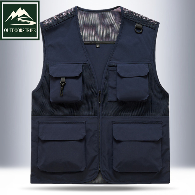 Spring, Summer and Autumn New Mesh Quick-Drying Vest Men's Casual Outdoor Multi-Bag Fishing Vest Vest Jacket Summer 91 Spring, Summer and Autumn New Mesh Quick-Drying Vest Men's Casual Outdoor Multi-Bag Fishing Vest Vest Jacket Summer 91