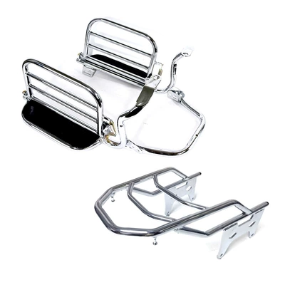 Suitable for GZS150 Haojue GZ150E Motorcycle tail - silver-plated-rollover-pedal-rear-shelf-is-required-for-installation