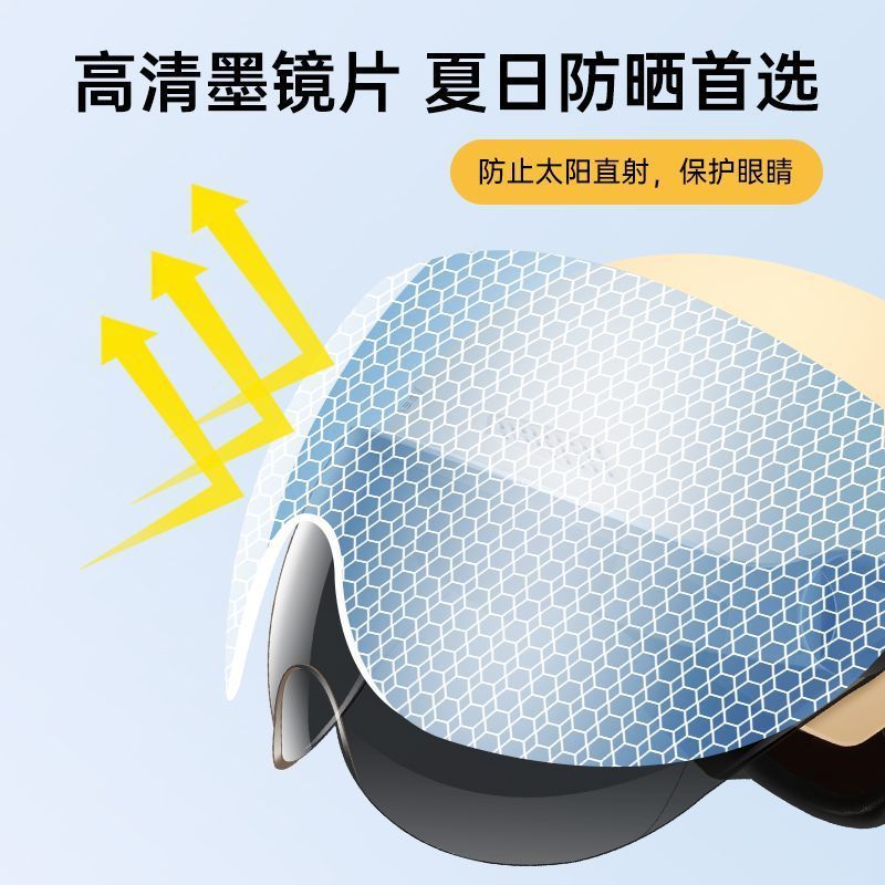 Certified electric vehicle helmet for men and women, summer sun protection motorcycle safety helmet, lightweight half helmet, direct supply from manufacturer