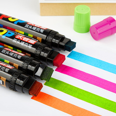 大容量雙頭POP嘜克筆 12色可加墨海報筆記號筆手繪筆防水快干筆