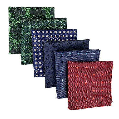 Men's handkerchief square  fashionable and elegant polyester large floral suit square pocket square